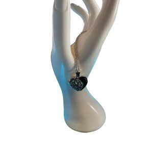 Marcasite Sterling Heart Locket Necklace
